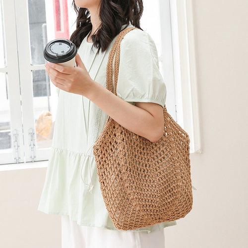 Fashionable cotton drawstring mother-and-child bag Suoer series