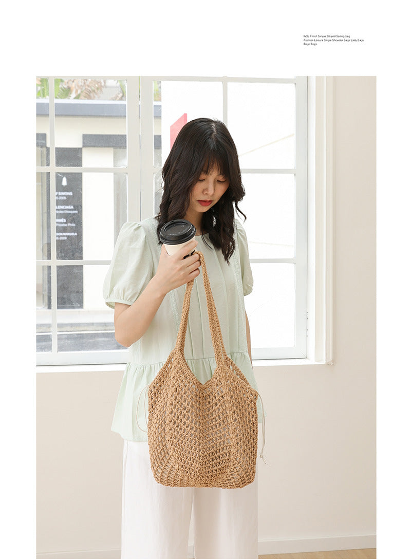 Fashionable cotton drawstring mother-and-child bag Suoer series