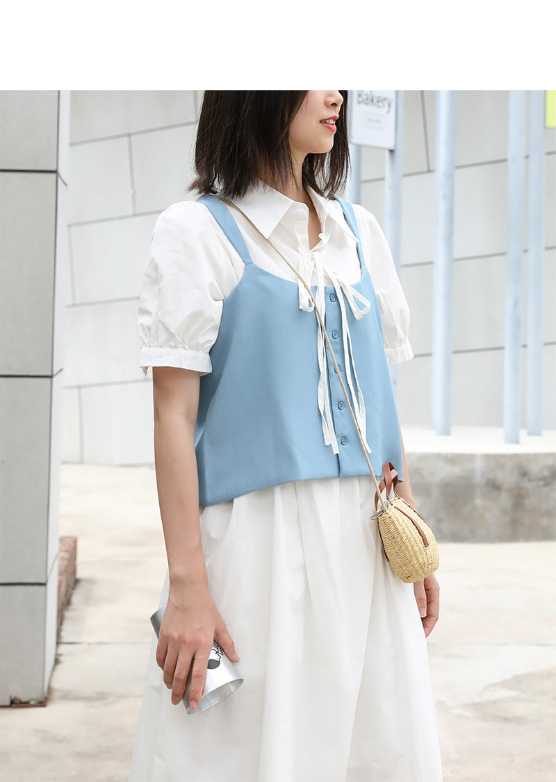 Casual pastoral style straw shell bag Suoer series