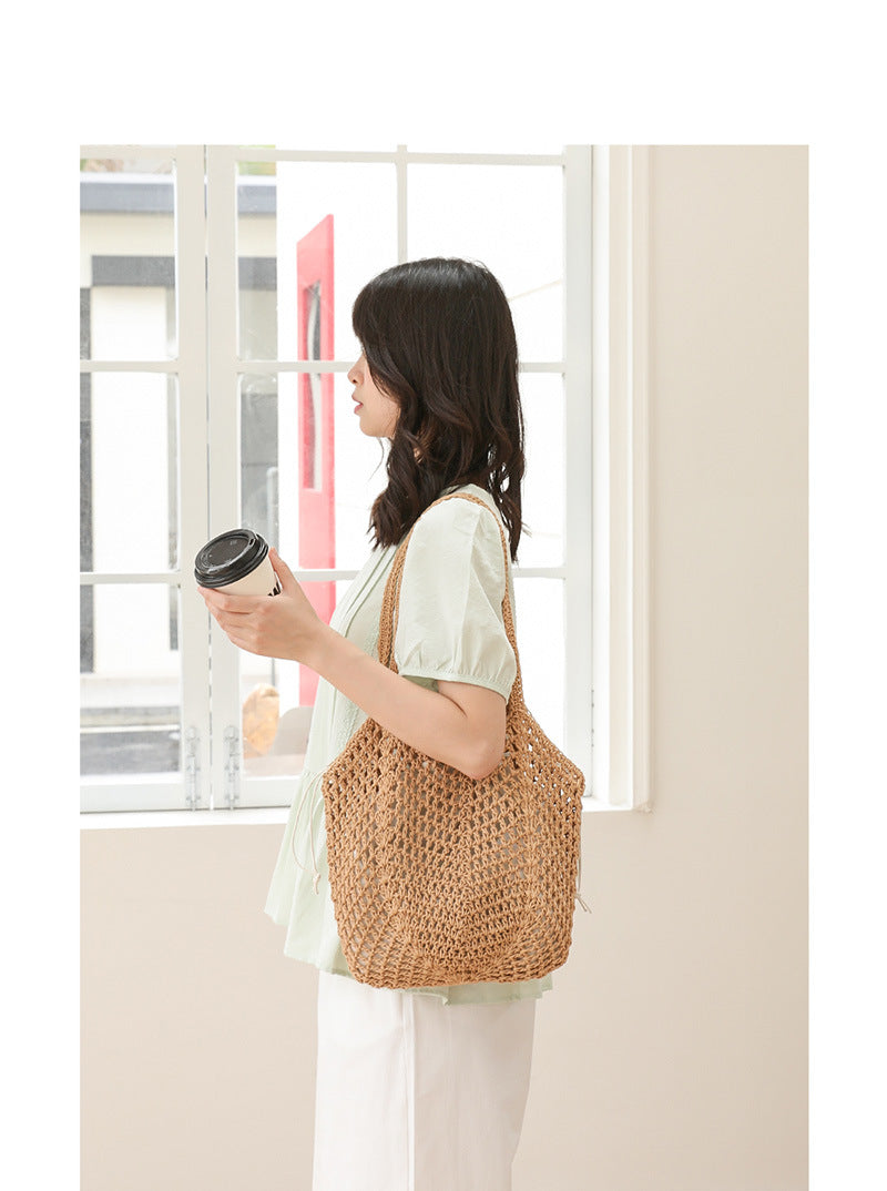 Fashionable cotton drawstring mother-and-child bag Suoer series