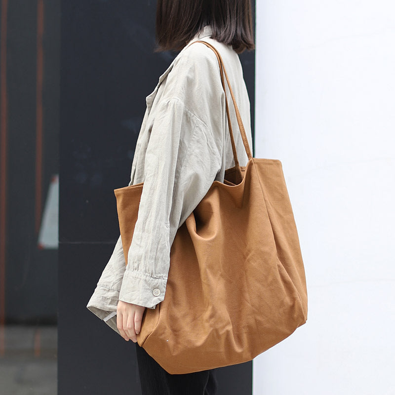 Artistic canvas shoulder bag Suoer series