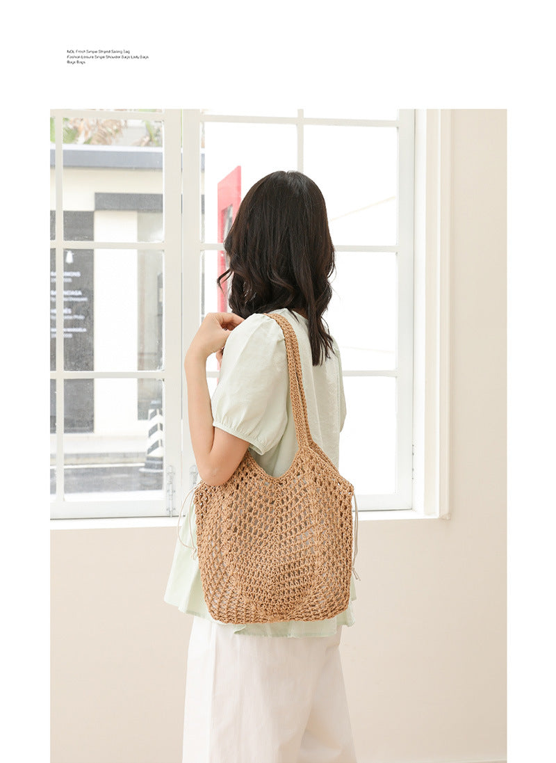 Fashionable cotton drawstring mother-and-child bag Suoer series