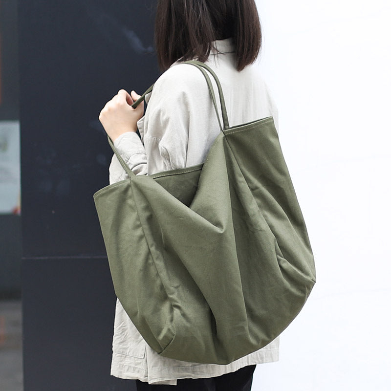 Artistic canvas shoulder bag Suoer series