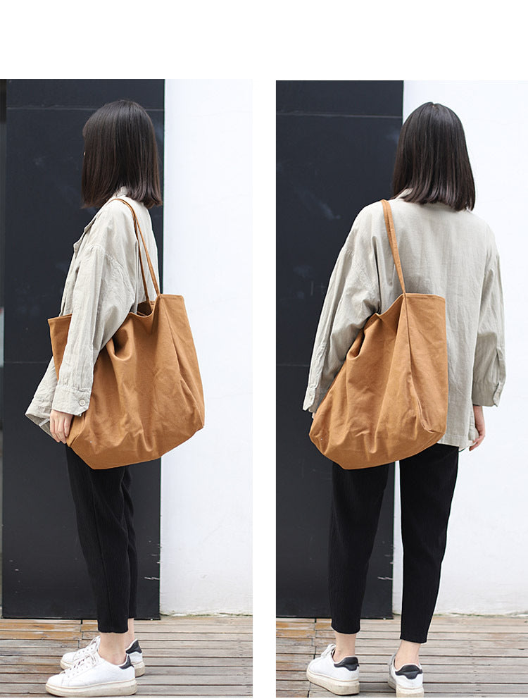 Artistic canvas shoulder bag Suoer series