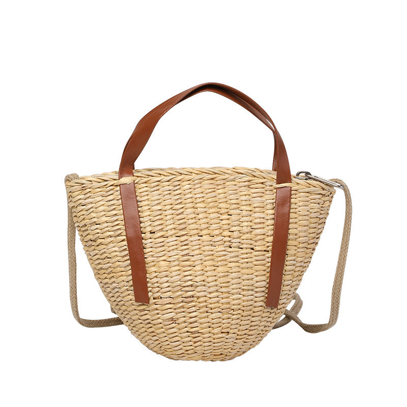 Casual pastoral style straw shell bag Suoer series