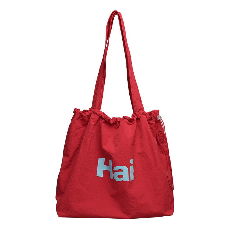 Pleated canvas bag Suoer series