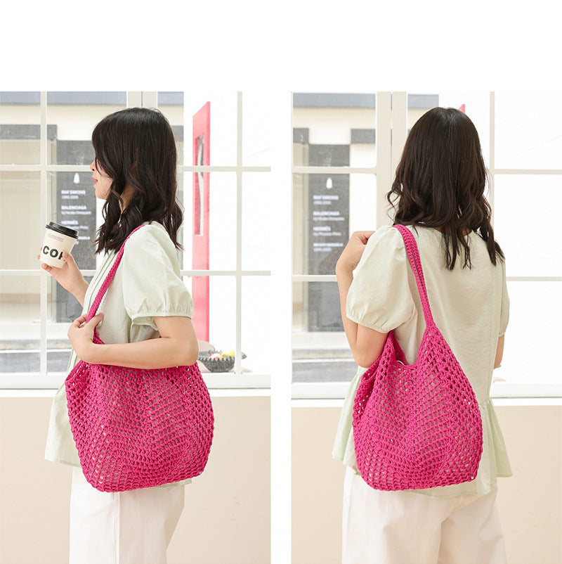 Fashionable cotton drawstring mother-and-child bag Suoer series