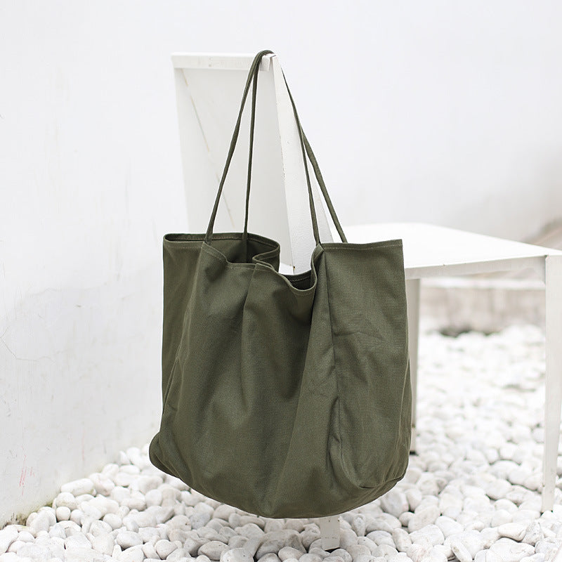 Artistic canvas shoulder bag Suoer series