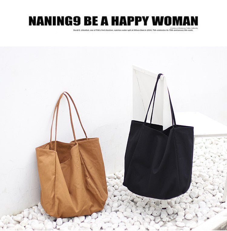 Artistic canvas shoulder bag Suoer series