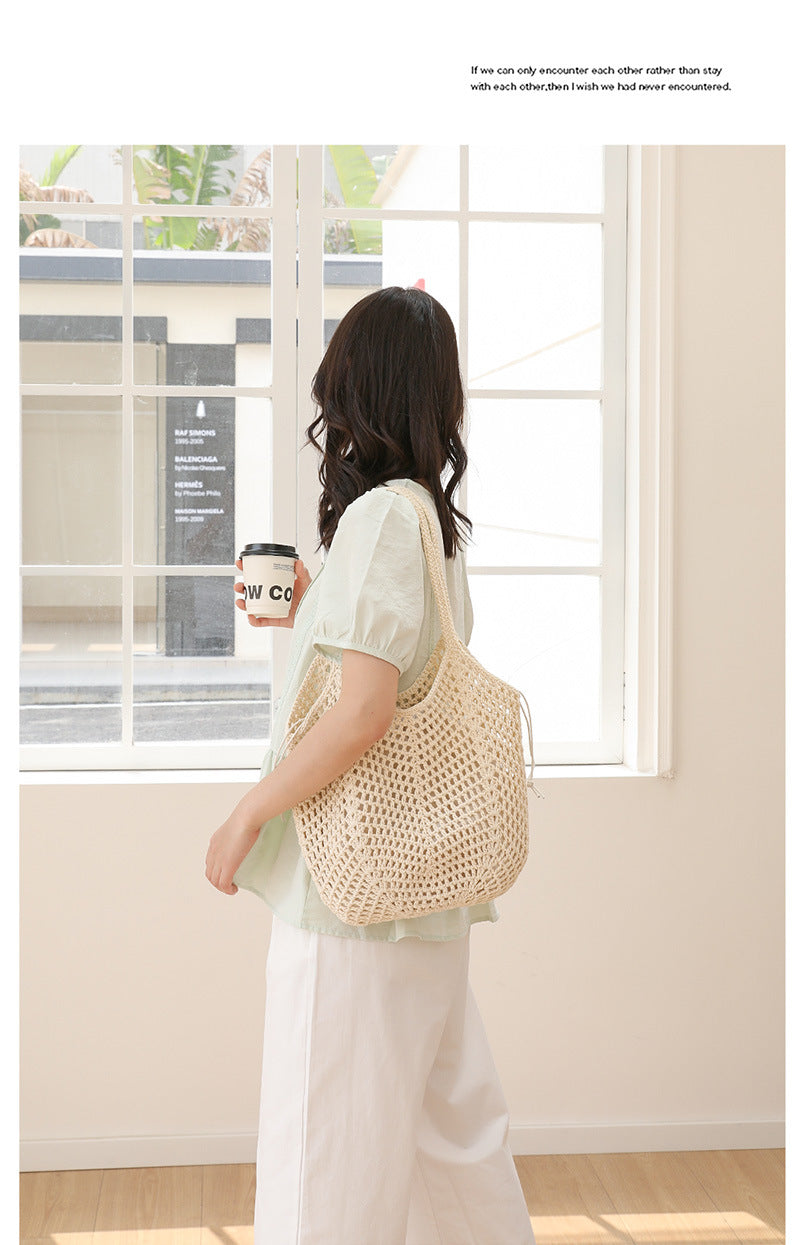Fashionable cotton drawstring mother-and-child bag Suoer series