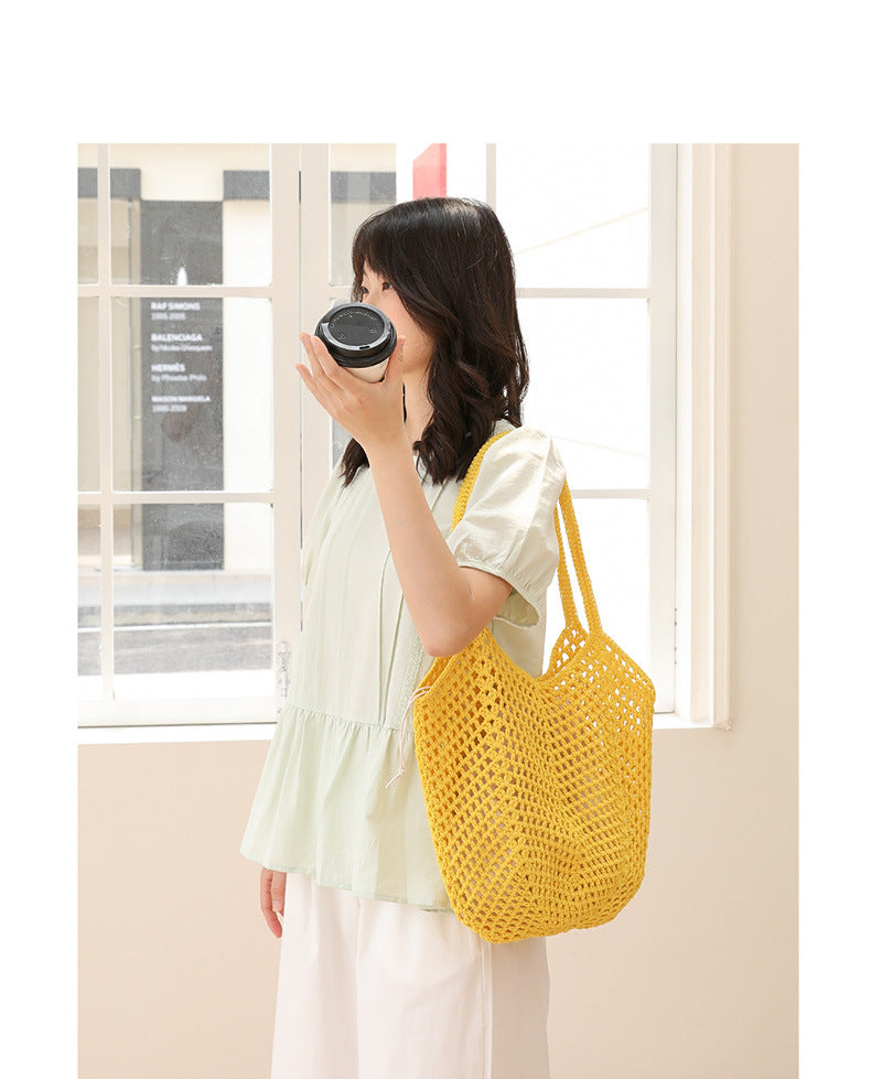 Fashionable cotton drawstring mother-and-child bag Suoer series