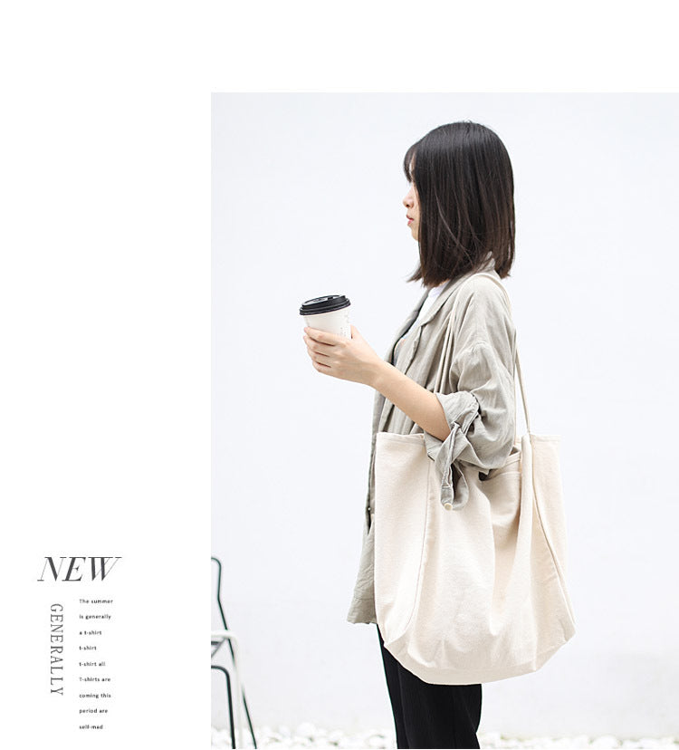Artistic canvas shoulder bag Suoer series