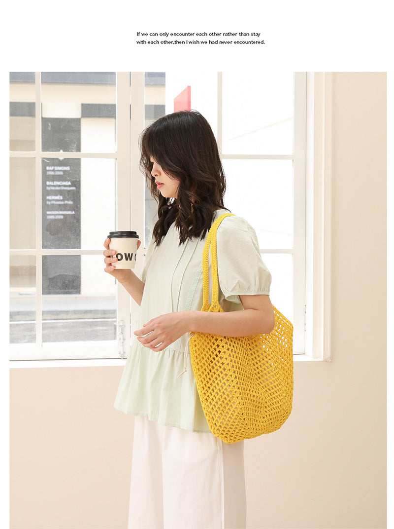 Fashionable cotton drawstring mother-and-child bag Suoer series