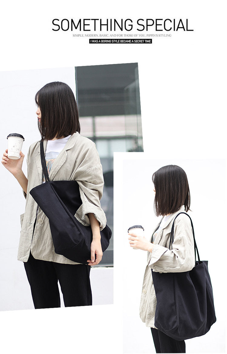 Artistic canvas shoulder bag Suoer series