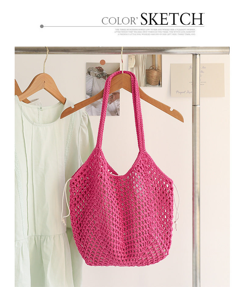 Fashionable cotton drawstring mother-and-child bag Suoer series