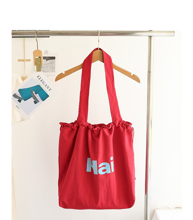 Pleated canvas bag Suoer series