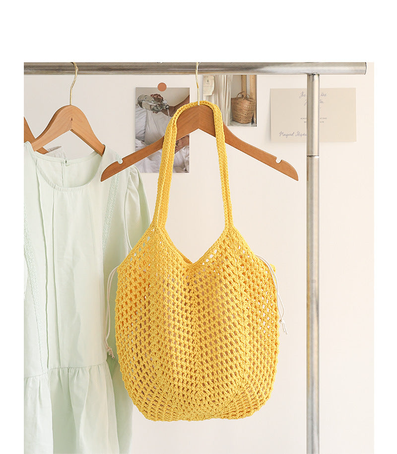 Fashionable cotton drawstring mother-and-child bag Suoer series