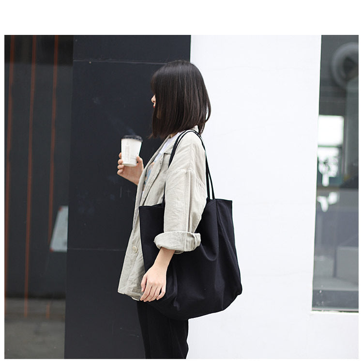 Artistic canvas shoulder bag Suoer series