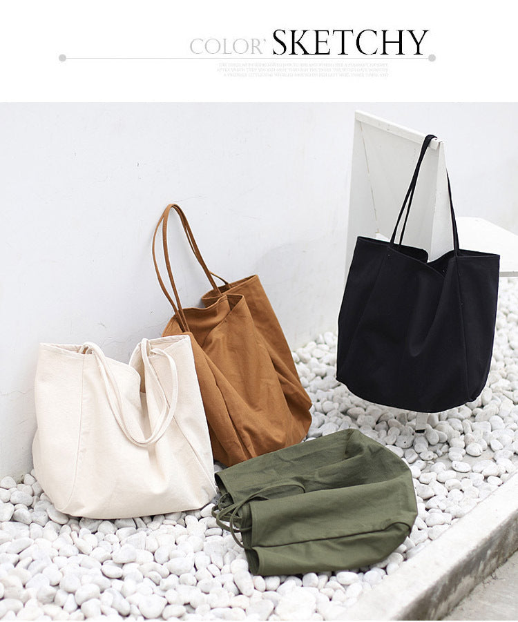 Artistic canvas shoulder bag Suoer series