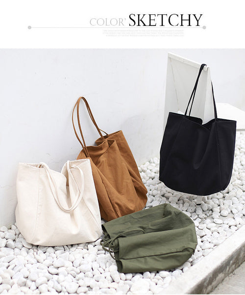 Artistic canvas shoulder bag Suoer series