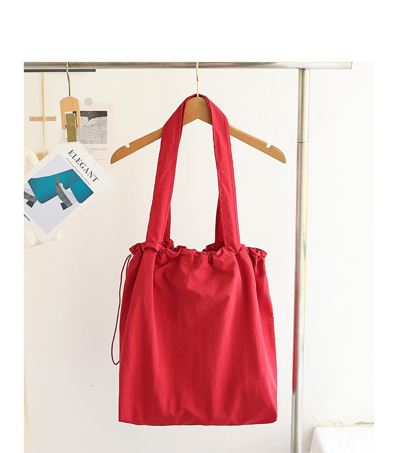 Pleated canvas bag Suoer series