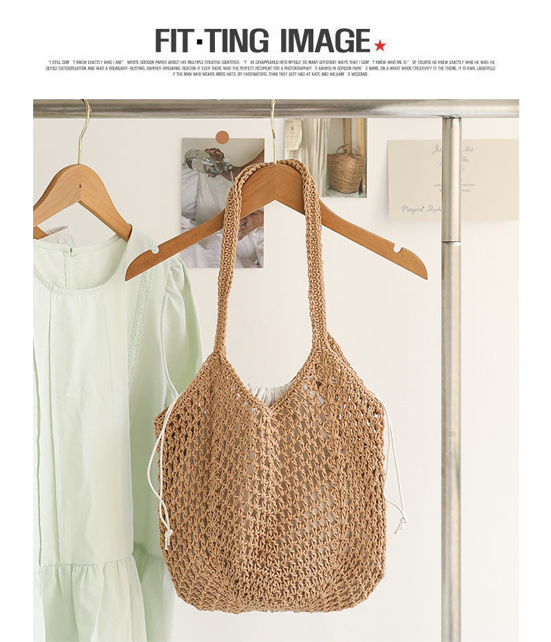 Fashionable cotton drawstring mother-and-child bag Suoer series