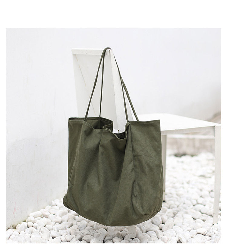 Artistic canvas shoulder bag Suoer series