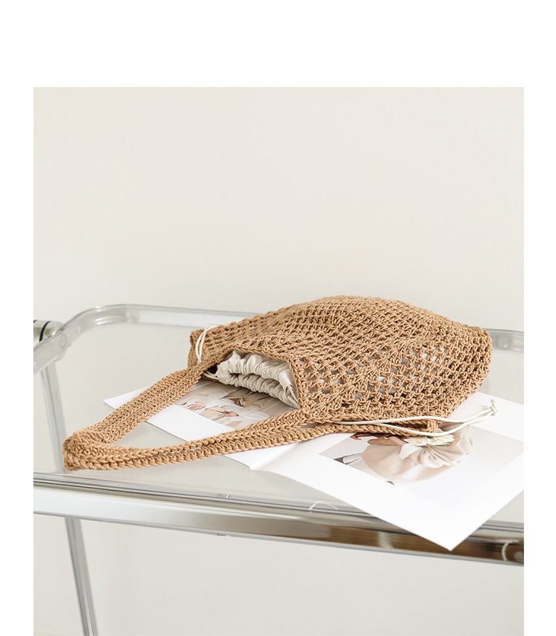 Fashionable cotton drawstring mother-and-child bag Suoer series