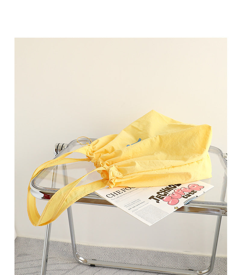 Pleated canvas bag Suoer series