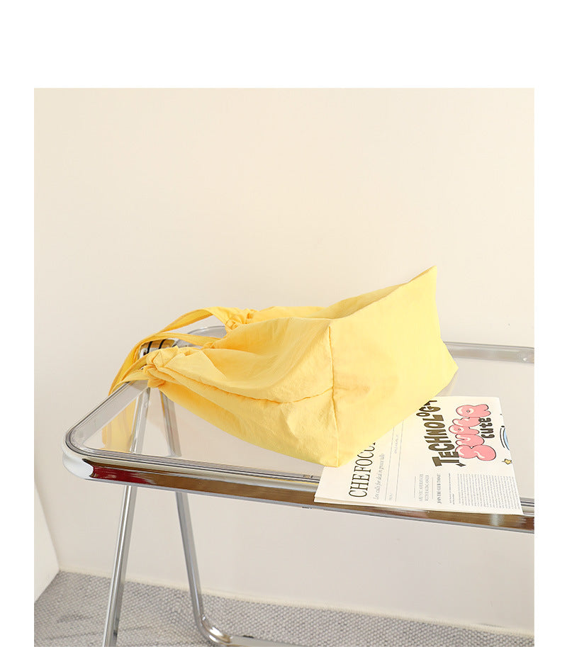 Pleated canvas bag Suoer series