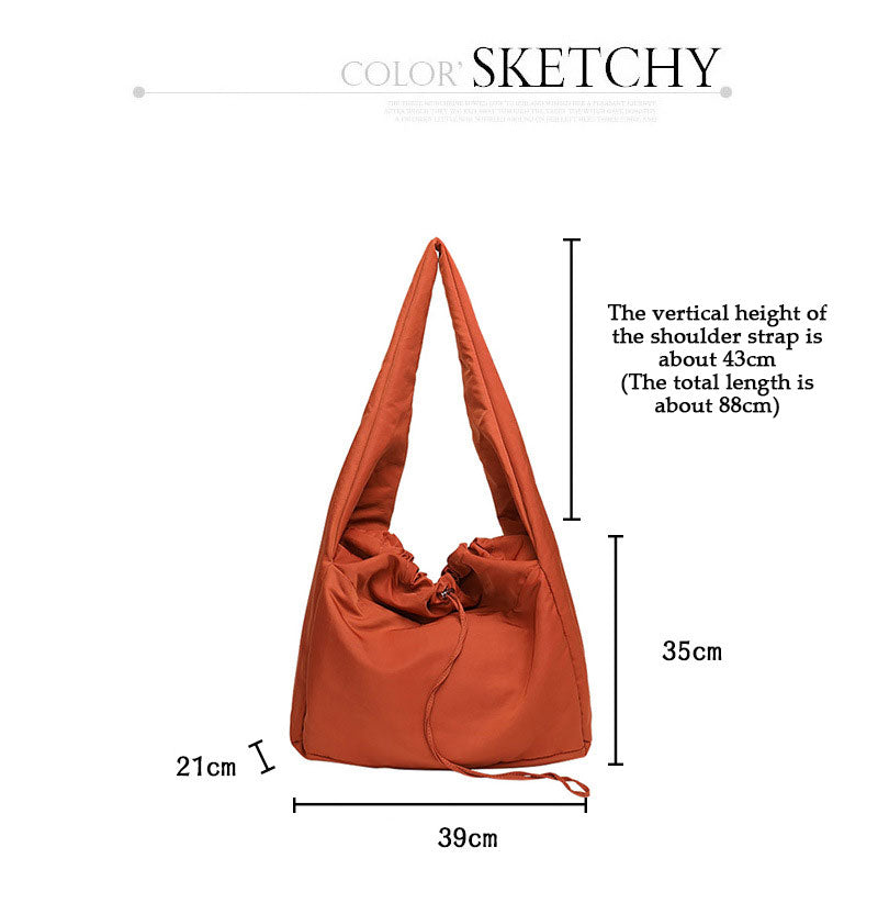 Drawstring shoulder bag Suoer series