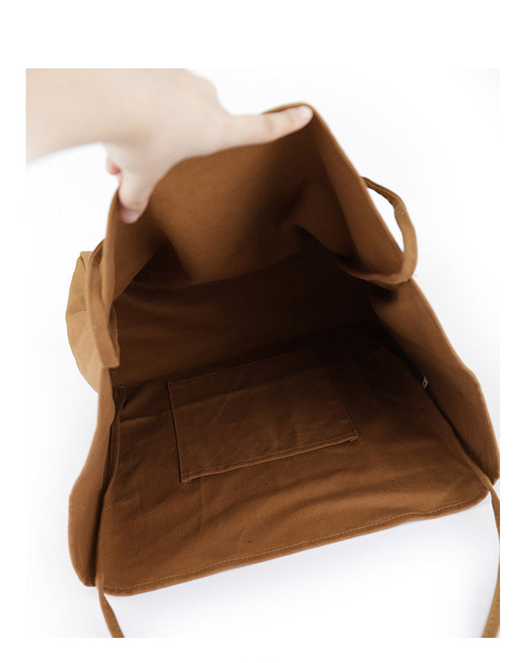 Artistic canvas shoulder bag Suoer series