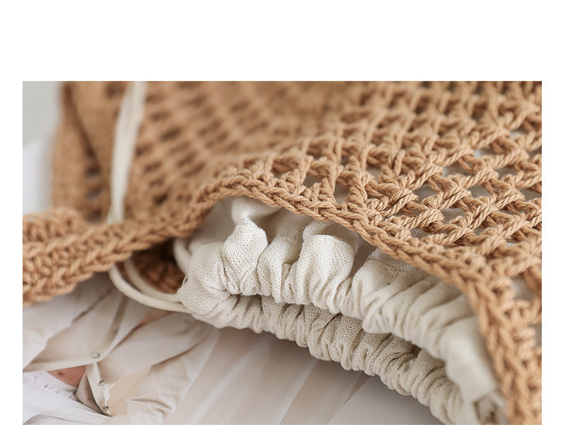 Fashionable cotton drawstring mother-and-child bag Suoer series