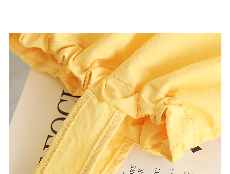 Pleated canvas bag Suoer series